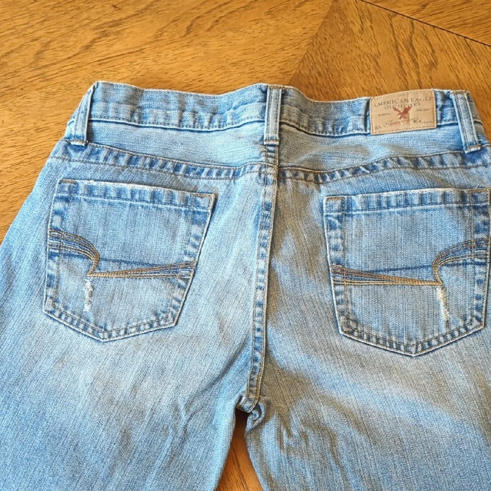 Y2K American Eagle Outfitters Hipster Skinny Flare Jeans - Picture 2 of 9